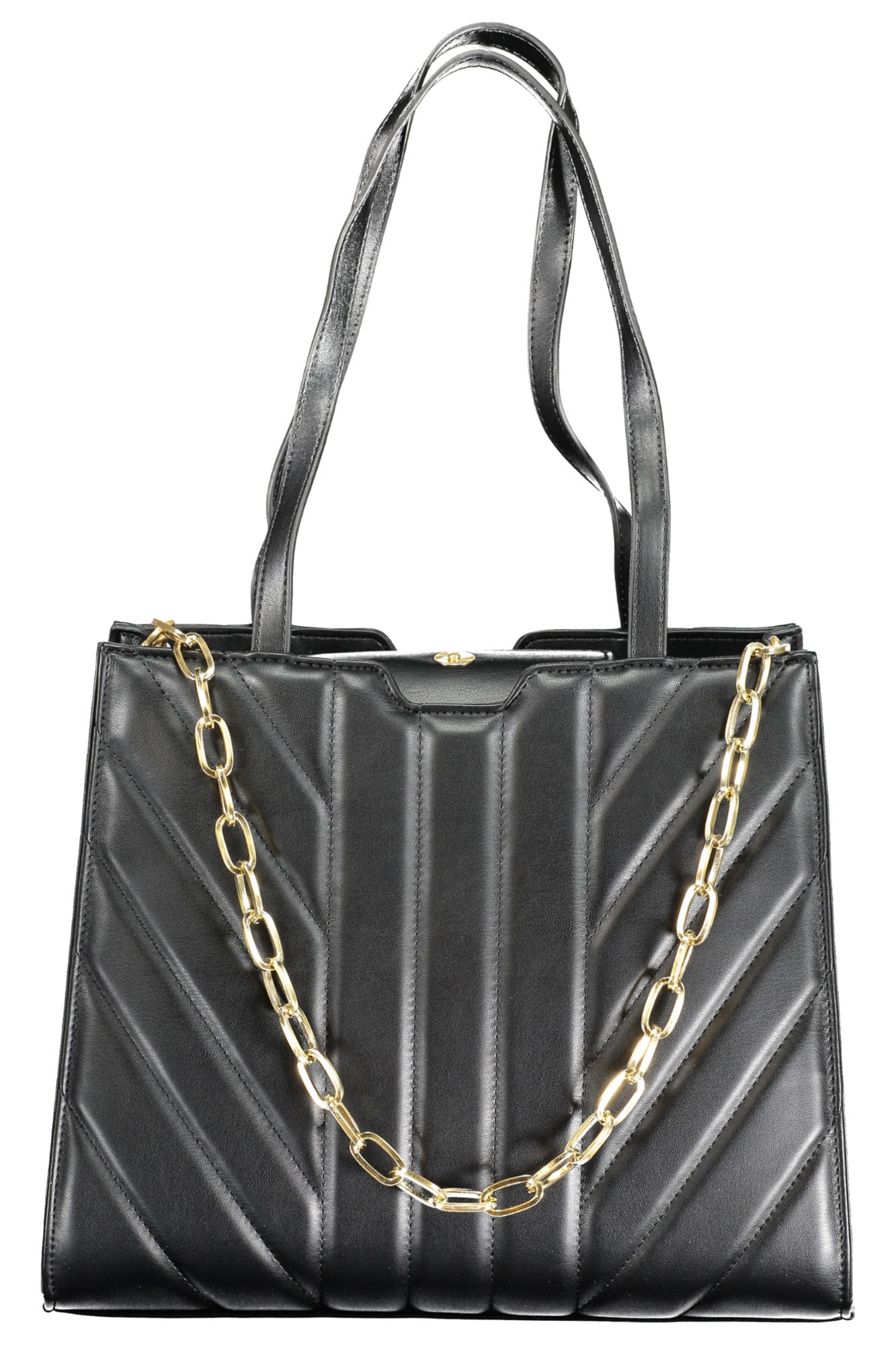 VALENTINO BAGS Rosa Damentasche – Elegante Handtasche für Damen mit Kettengriff Schwarz