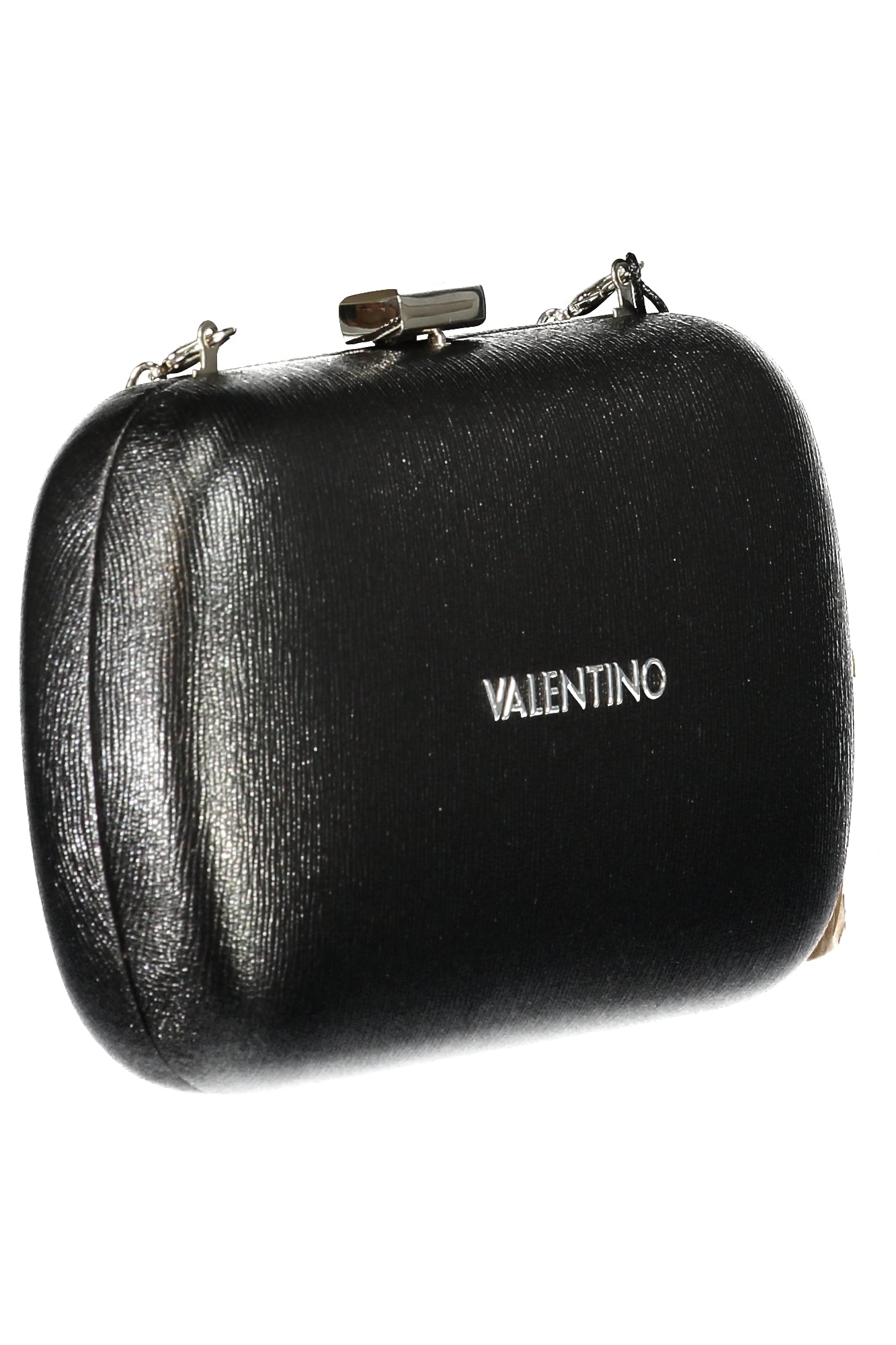 VALENTINO BAGS Damentasche Silber – Elegante Handtasche mit Kettengurt für Damen Schwarz