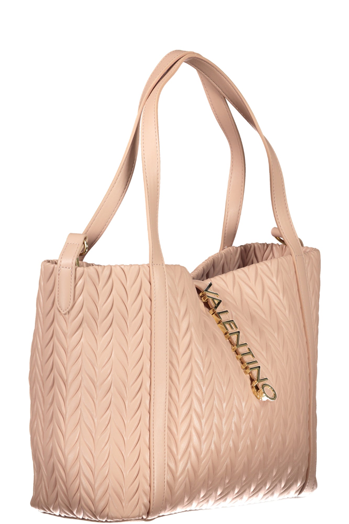 VALENTINO BAGS Damen Tasche – Weiße Schultertasche mit Logo-Details für Herbst/Winter Rosa