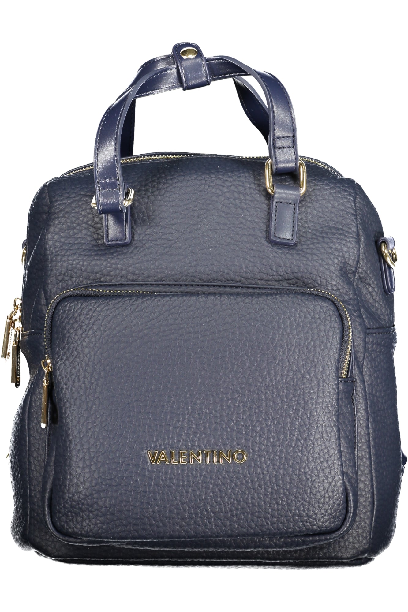 VALENTINO BAGS Damen Rucksack Blau – Umwandelbare Tasche mit Logo-Details Blau