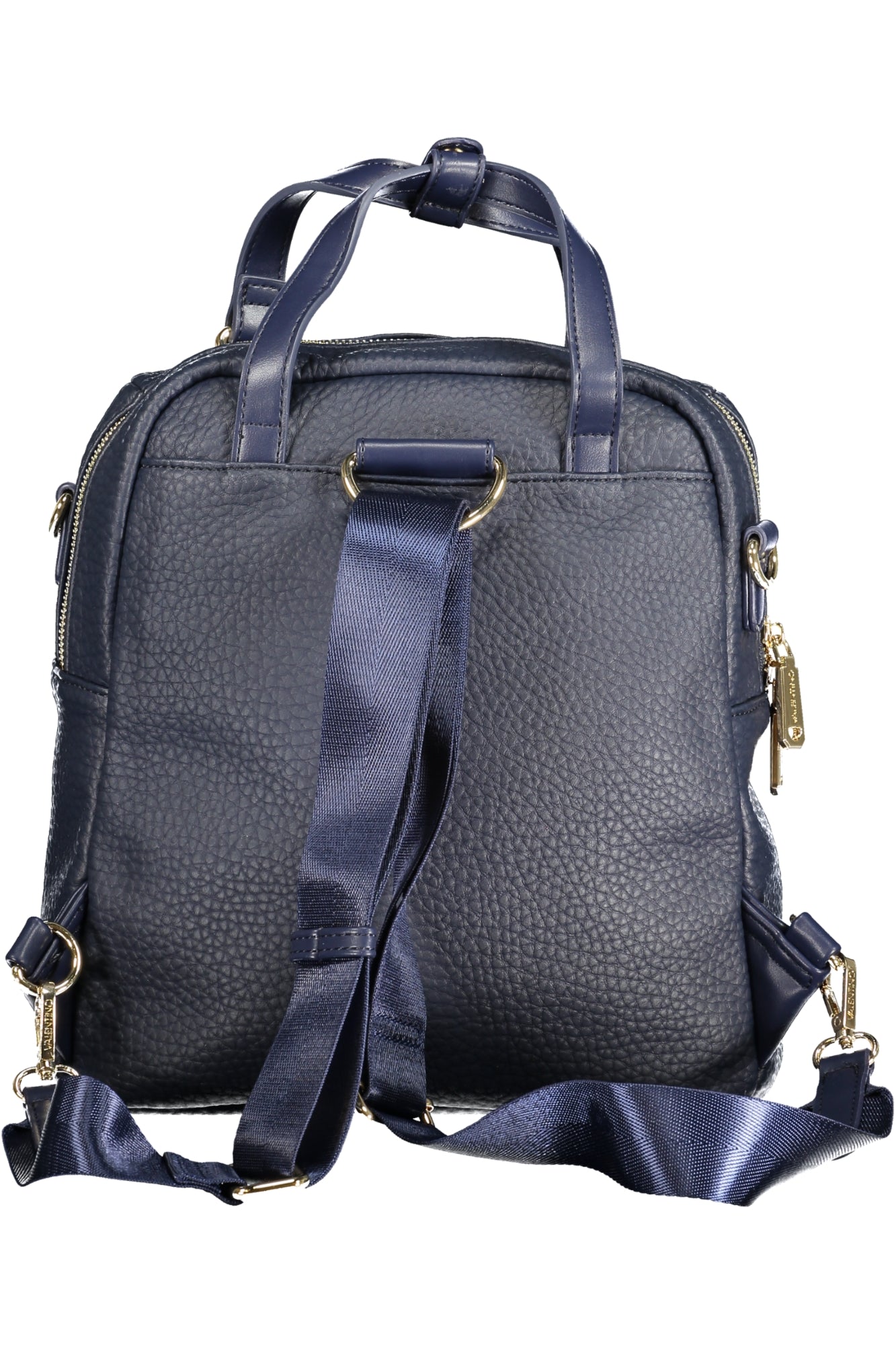 VALENTINO BAGS Damen Rucksack Blau – Umwandelbare Tasche mit Logo-Details Blau
