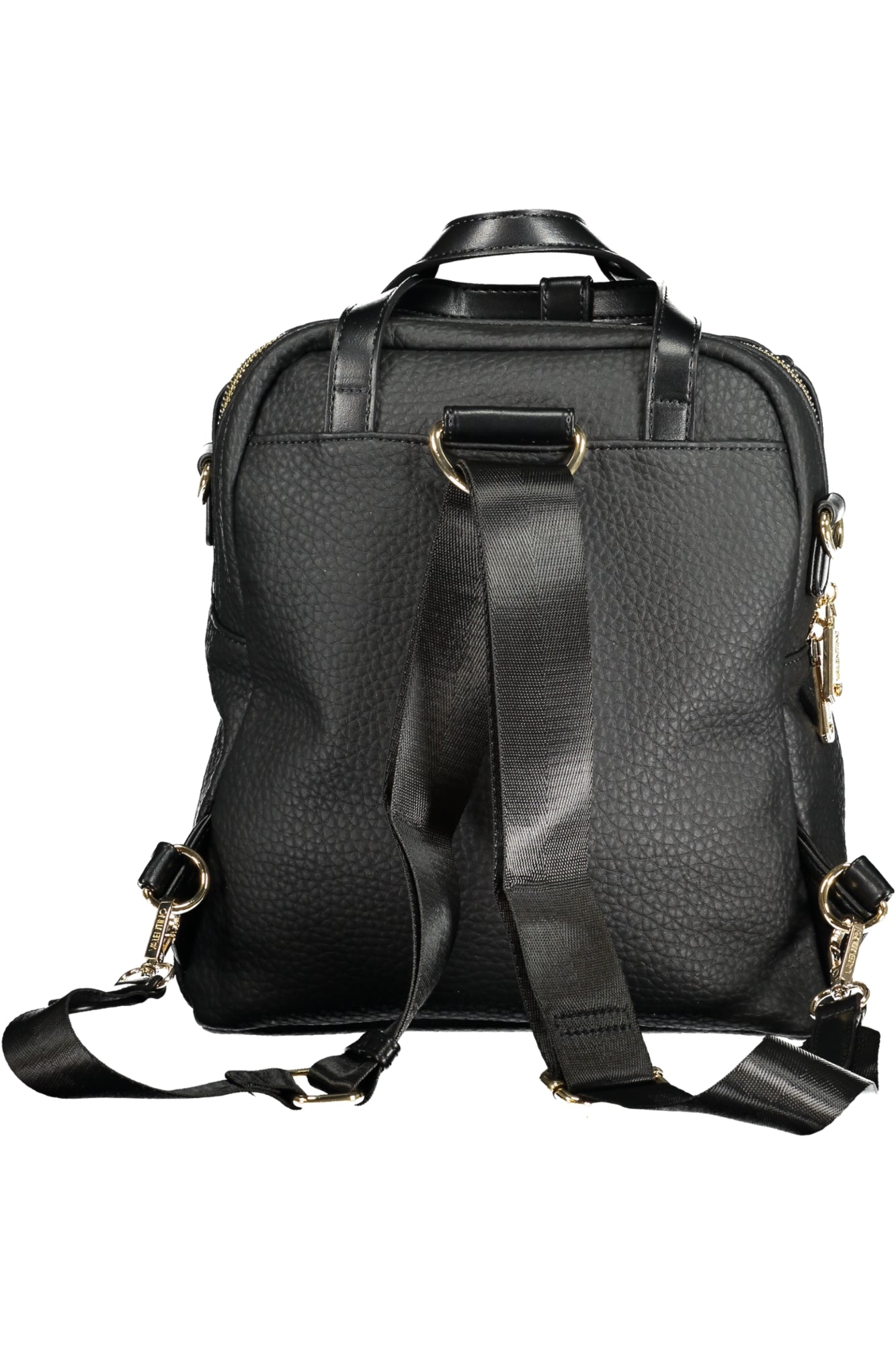 VALENTINO BAGS Damen Rucksack Blau – Umwandelbare Tasche mit Logo-Details Schwarz