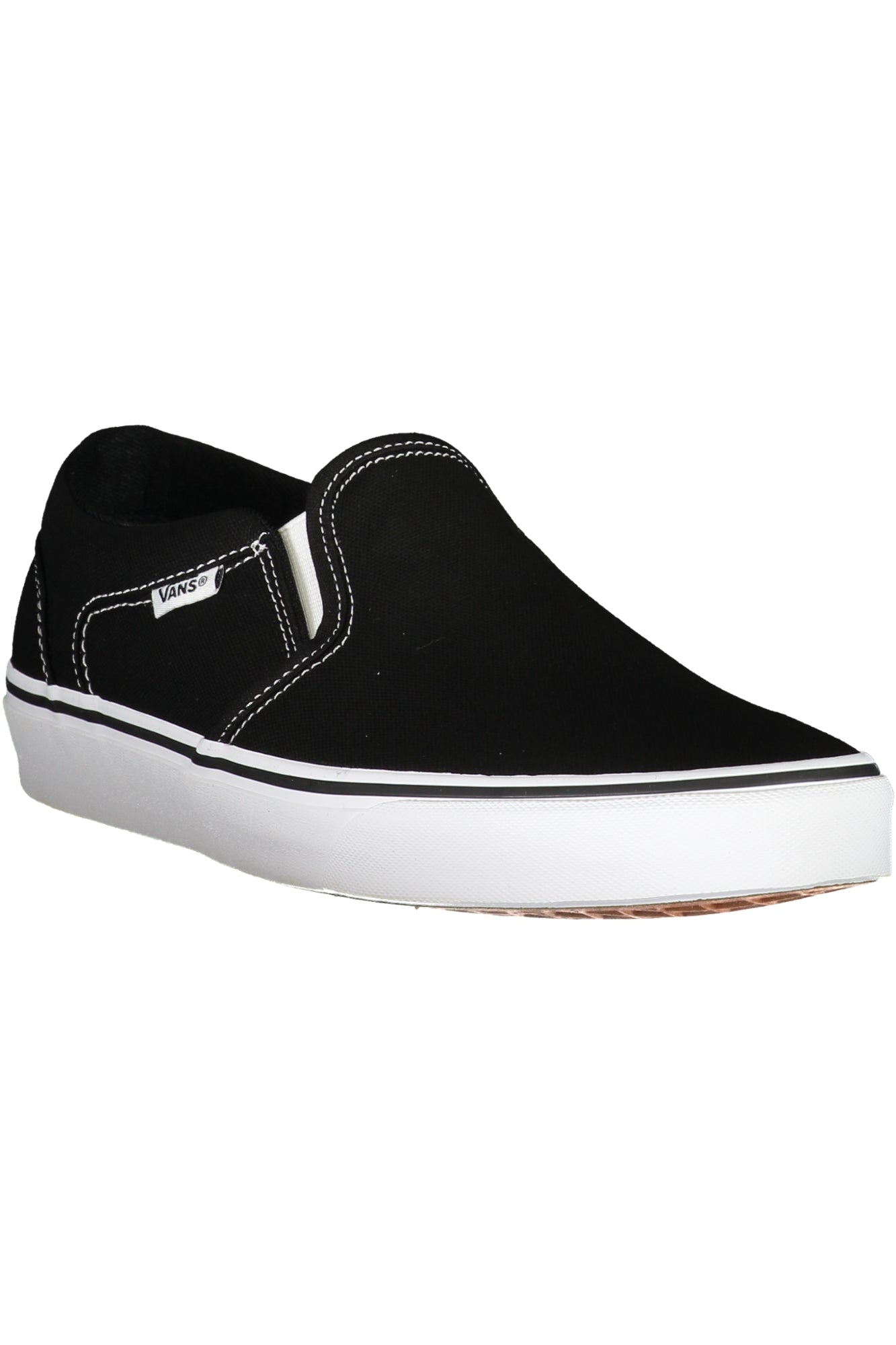 Vans Schwarze Herren-Sportschuhe – Klassische Sneaker mit Kontrastsohle | soulluna.de Schwarz