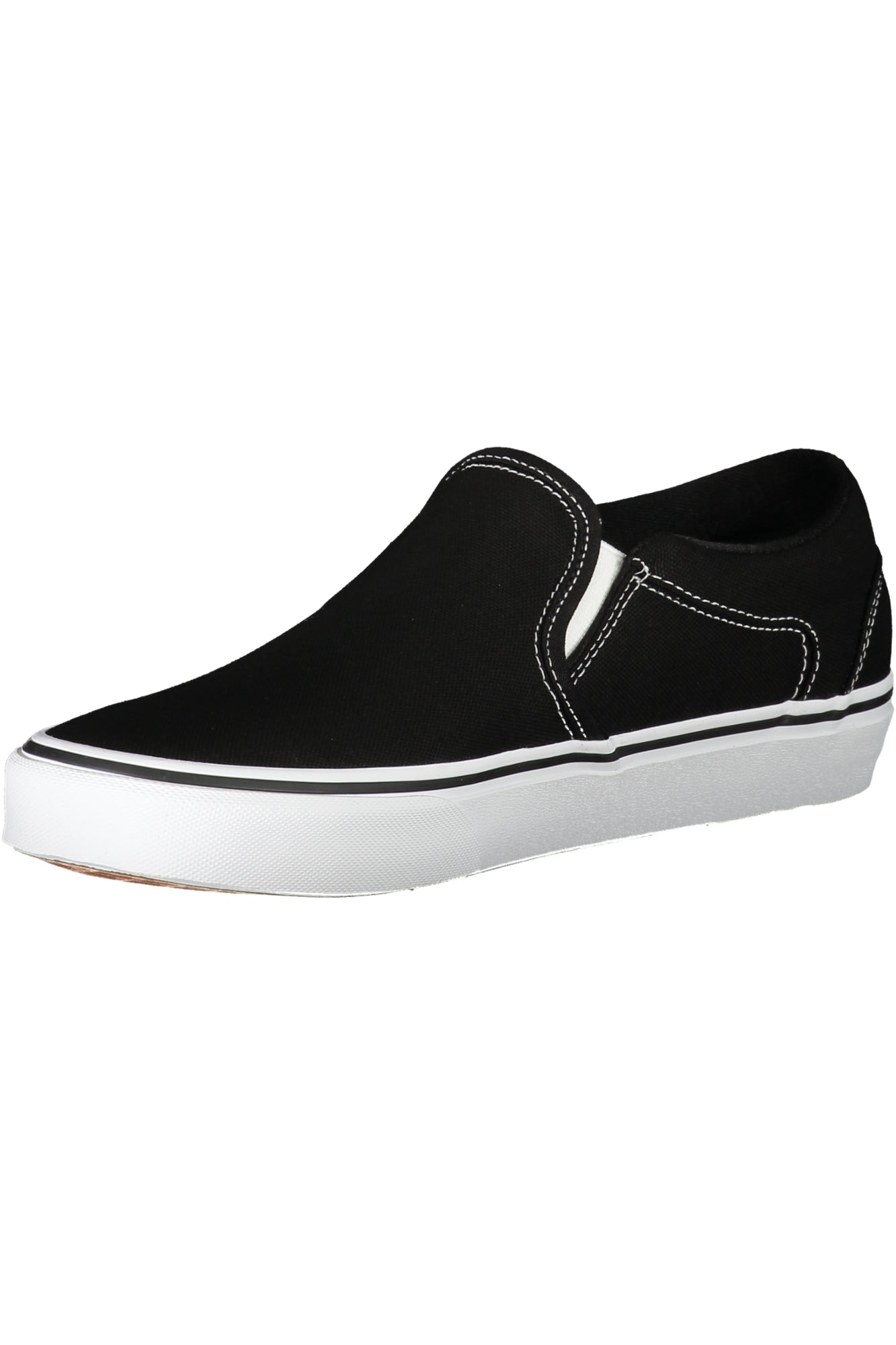 Vans Schwarze Herren-Sportschuhe – Klassische Sneaker mit Kontrastsohle | soulluna.de Schwarz