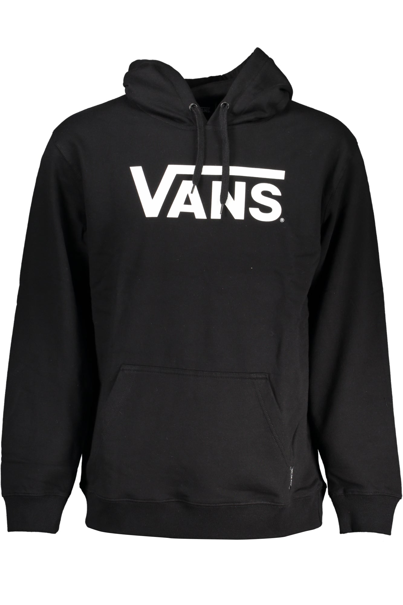 Vans Schwarzes Herren-Sweatshirt Mit Reissverschluss Schwarz