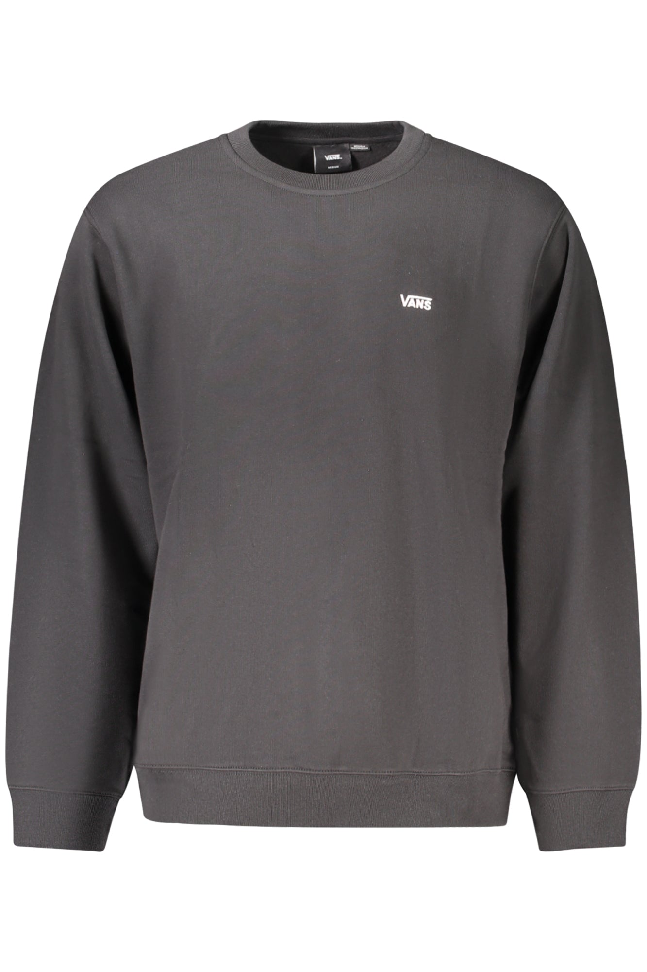 Vans Sweatshirt Herren mit Reißverschluss Schwarz – Langärmliges Logo-Sweatshirt Schwarz