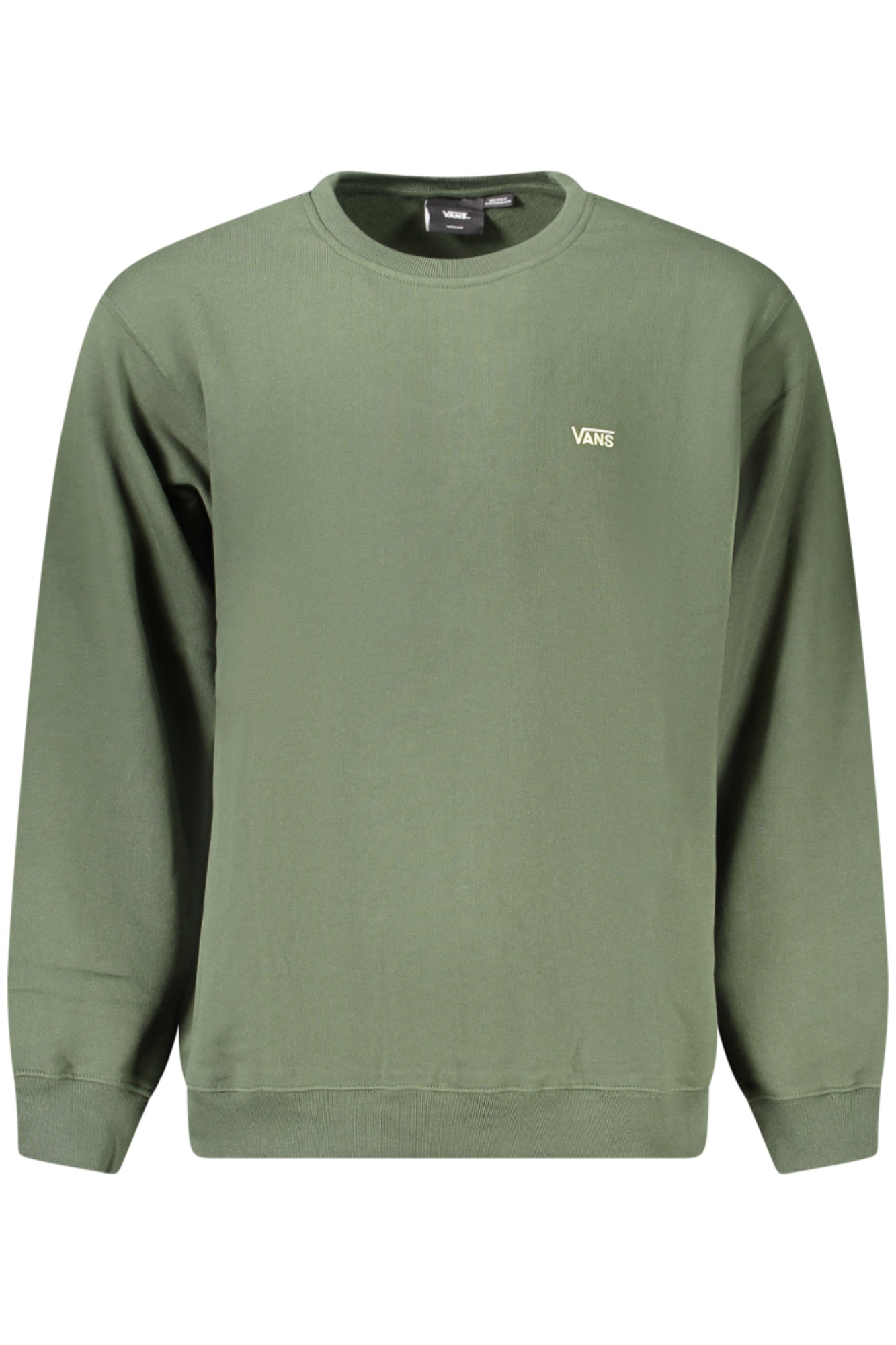 Vans Sweatshirt Herren mit Reißverschluss Schwarz – Langärmliges Logo-Sweatshirt Grün