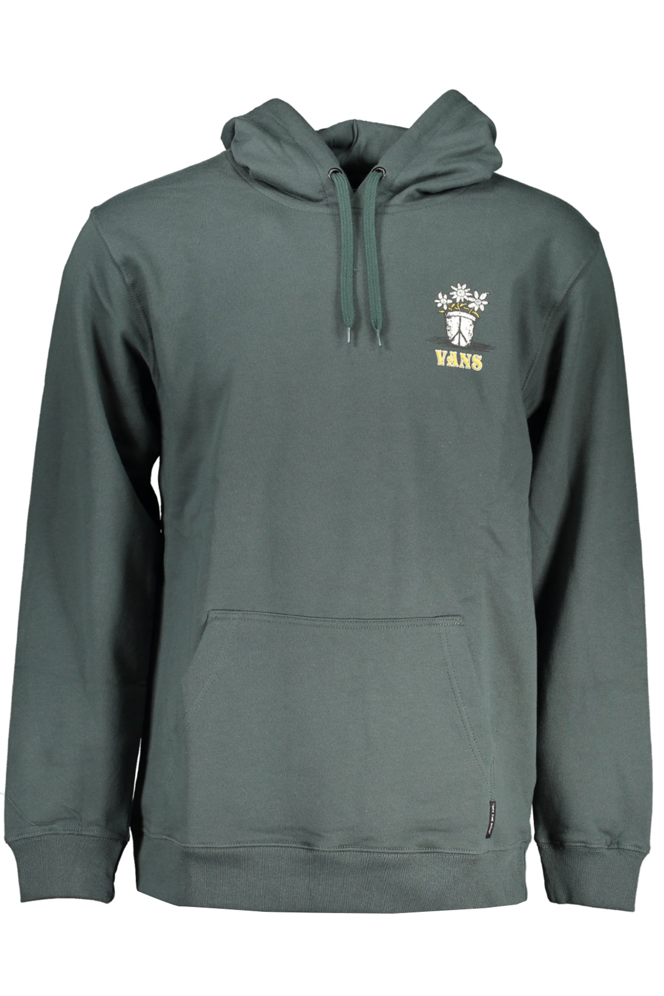 Vans Sweatshirt Herren mit Reißverschluss – Grünes Kapuzen-Sweatshirt aus Baumwolle Grün Hauptbild