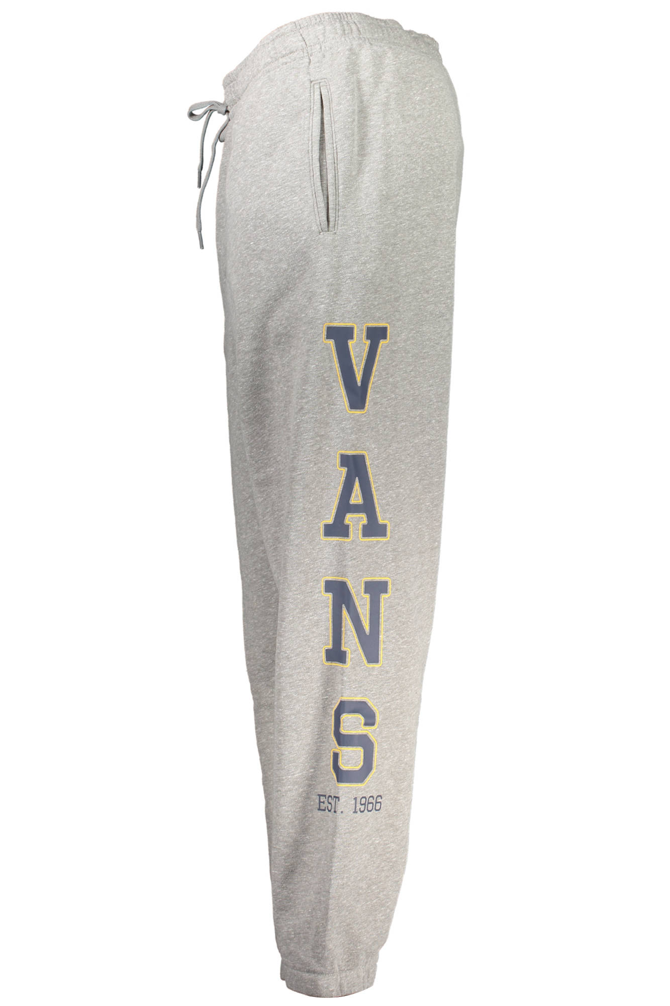 Vans Graue Herrenhose – Jogginghose für Herren mit Plüschmaterial und elastischem Bund Grau