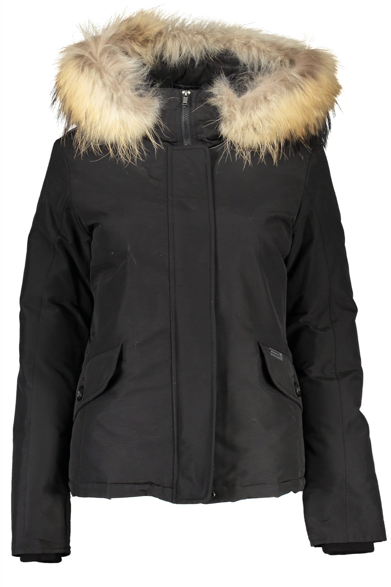 WOOLRICH Damen Jacke – mit Kapuze, mit Taschen online kaufen Schwarz Hauptbild