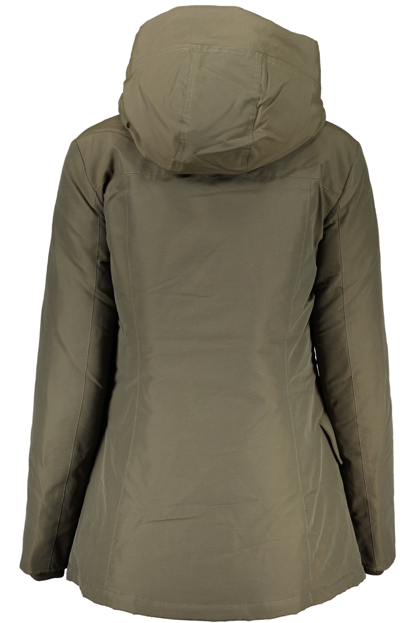 WOOLRICH Damenjacke grün – Warme Outdoor-Jacke für Herbst/Winter mit Kapuze Grün