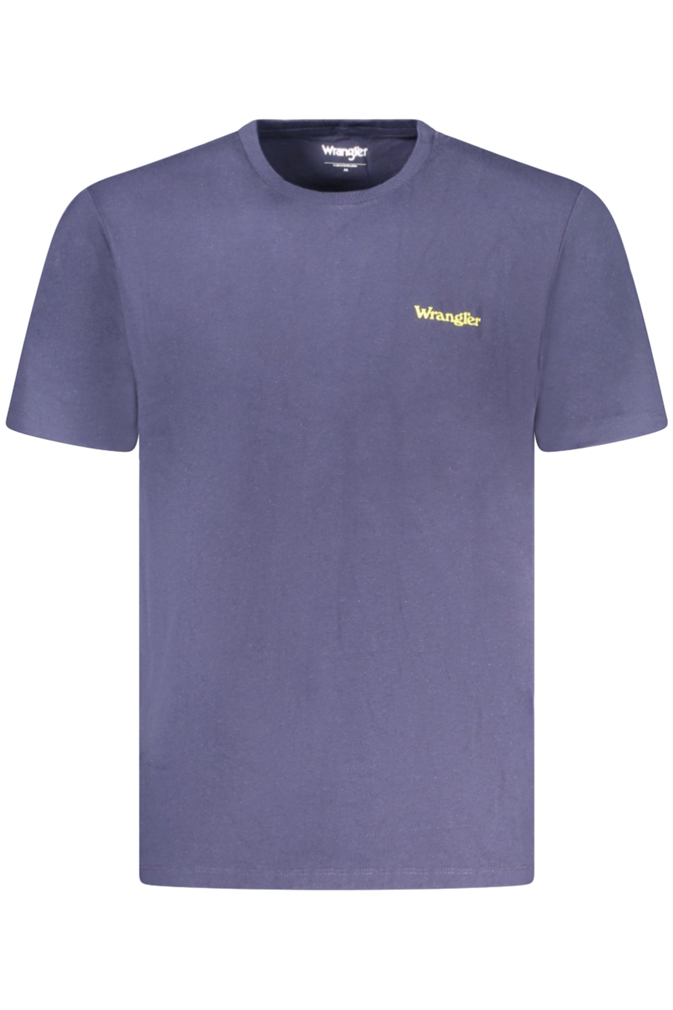Wrangler Kurzarm T-Shirt Herren – Logo Print aus 100% Baumwolle | soulluna.de Blau
